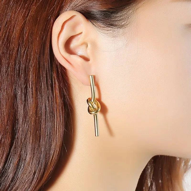 Knot Drop Earrings