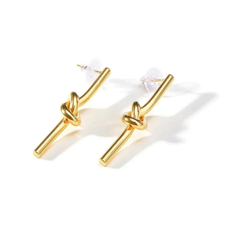 Knot Drop Earrings