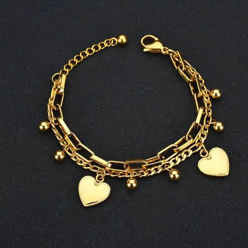 Love Heart Bracelet - Luxe Box Store