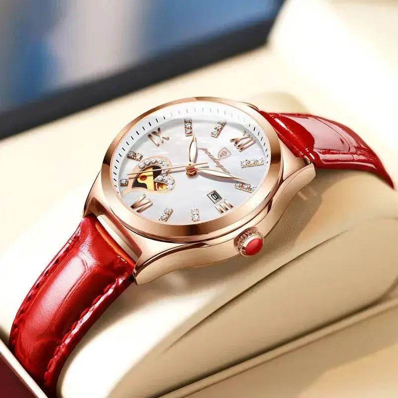 Stylish Rose Gold Women's Watch – Durable & Fashionable - Luxe Box Store