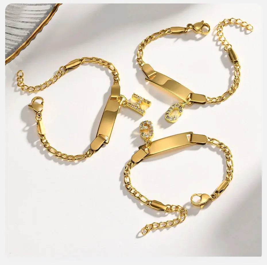 Figaro Chain Stone A-Z - Luxe Box Store