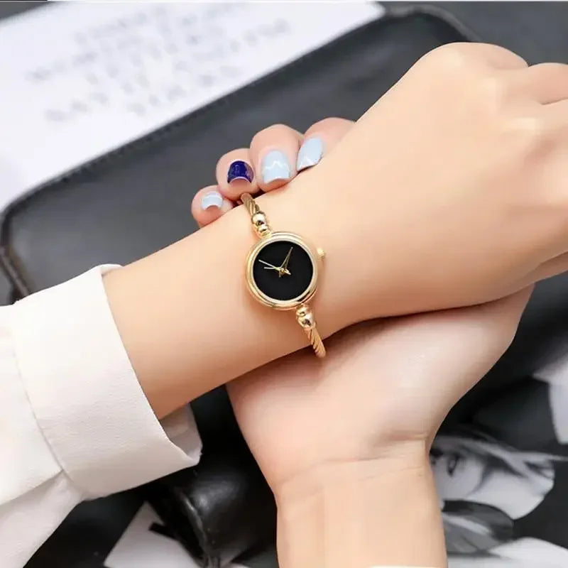 Gold Bangle Bracelet Luxury Watch