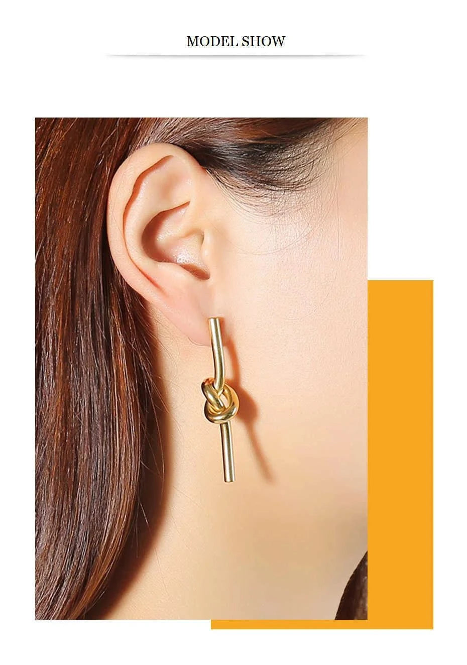 Knot Drop Earrings