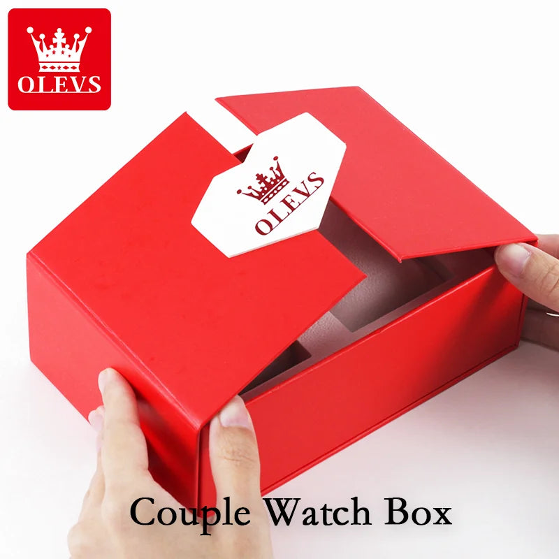 OLEVS Lovers Couple Watch Set