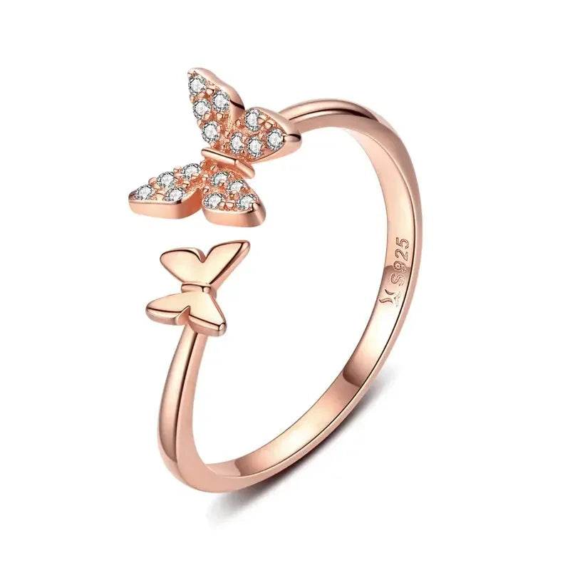 Open Finger Butterfly Ring - Luxe Box Store