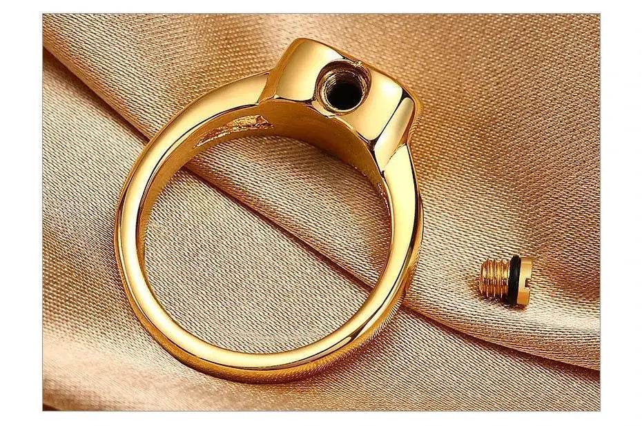 Love Heart Urn Ring - Luxe Box Store