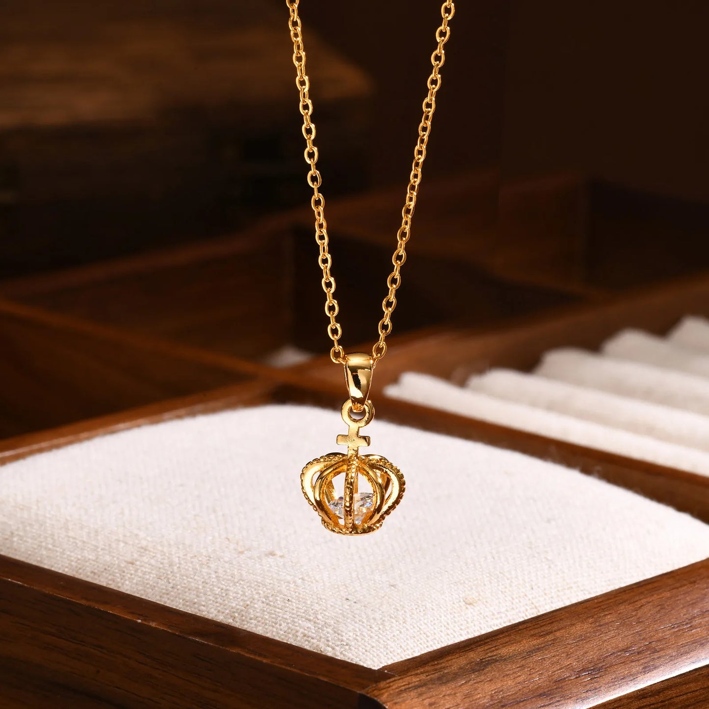 Victoria Crown Necklace