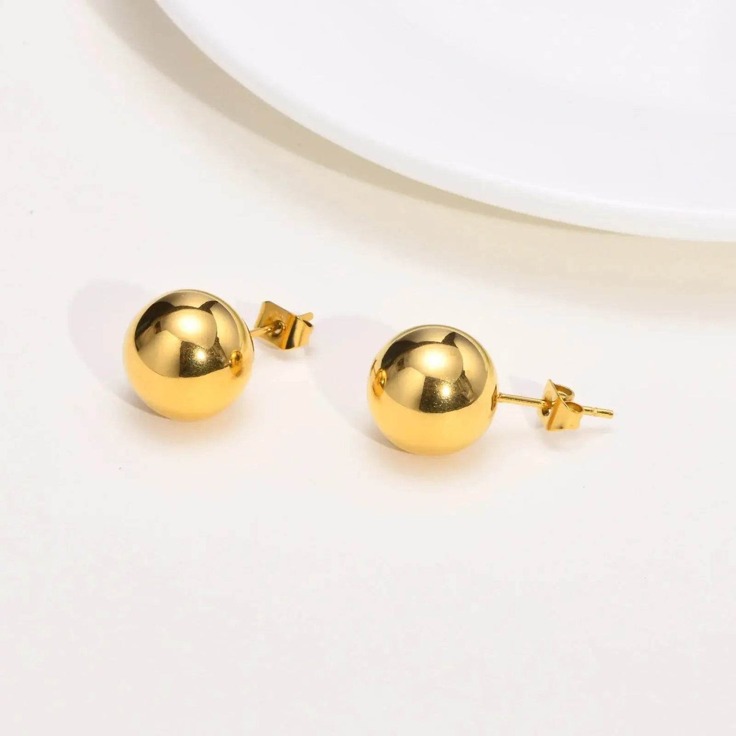 Ball Stud Earrings - Luxe Box Store