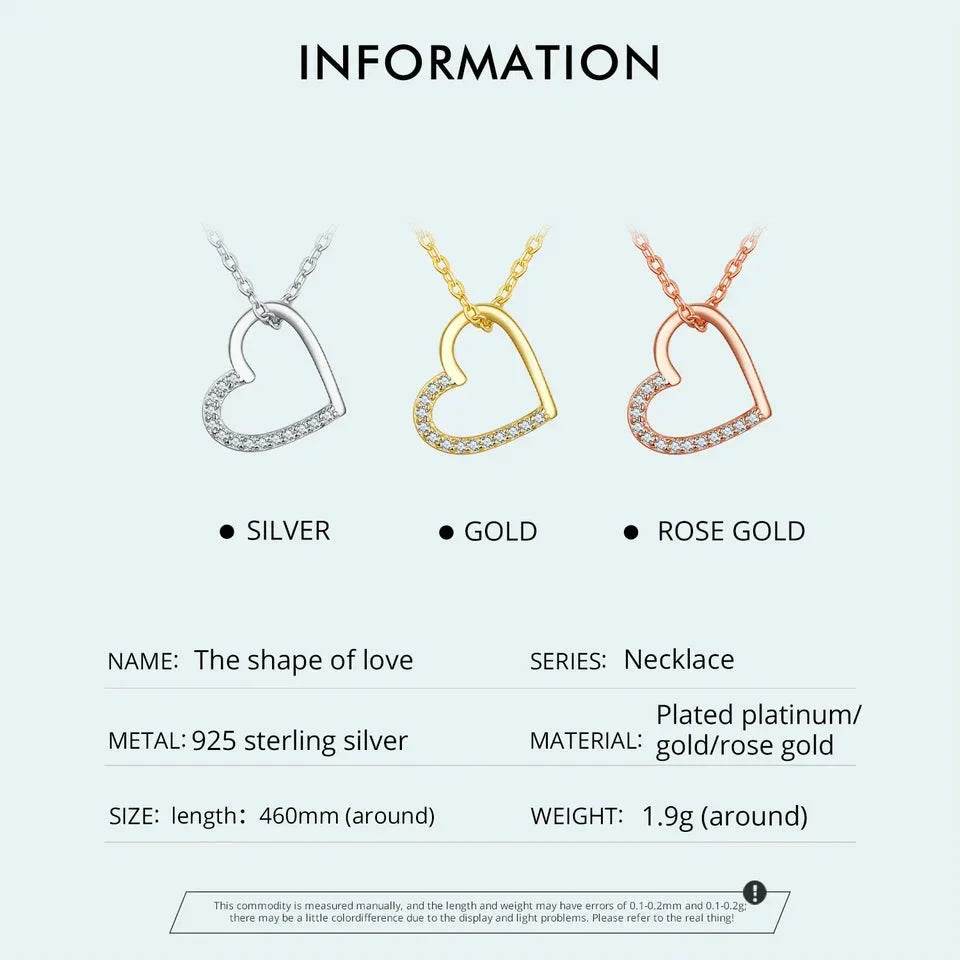 Amaya Heart Necklace - Gifts For Wife - Luxe Box Store