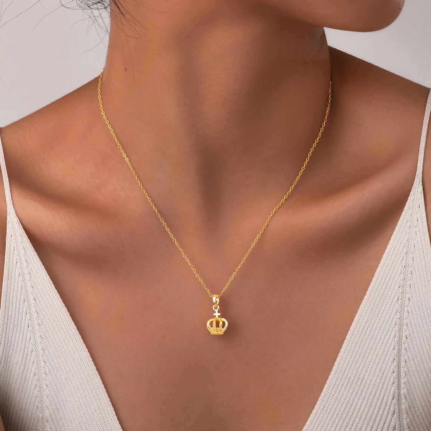 Victoria Crown Necklace
