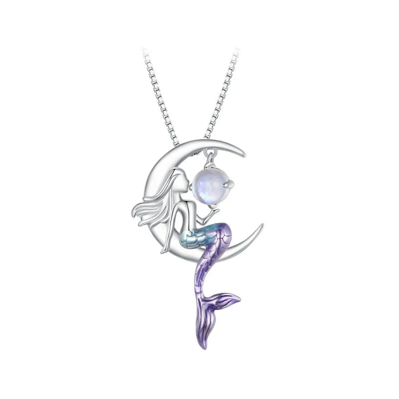 Mermaid Moon Necklace