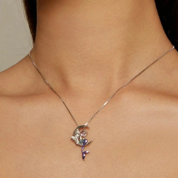 Mermaid Moon Necklace