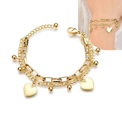 Love Heart Bracelet - Luxe Box Store