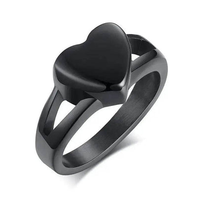 Love Heart Urn Ring - Luxe Box Store
