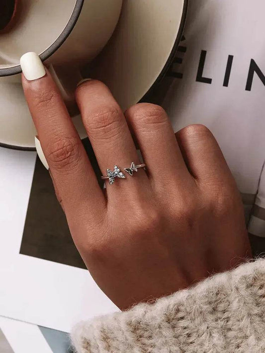 Open Finger Butterfly Ring - Luxe Box Store