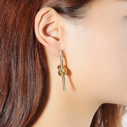 Knot Drop Earrings - Luxe Box Store