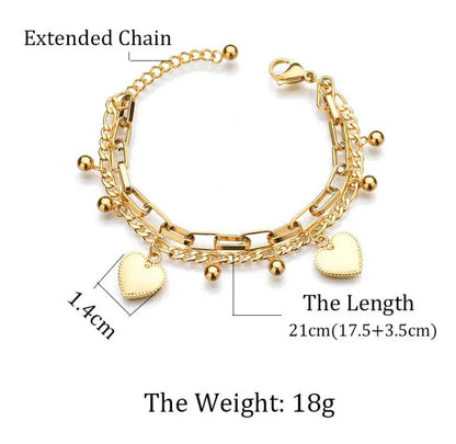 Love Heart Bracelet - Luxe Box Store