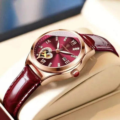 Stylish Rose Gold Women's Watch – Durable & Fashionable - Luxe Box Store
