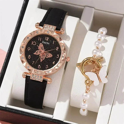 Butterfly Watches Bracelet Set - Luxe Box Store