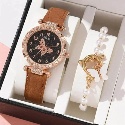 Butterfly Watches Bracelet Set - Luxe Box Store
