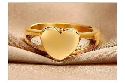 Love Heart Urn Ring - Luxe Box Store