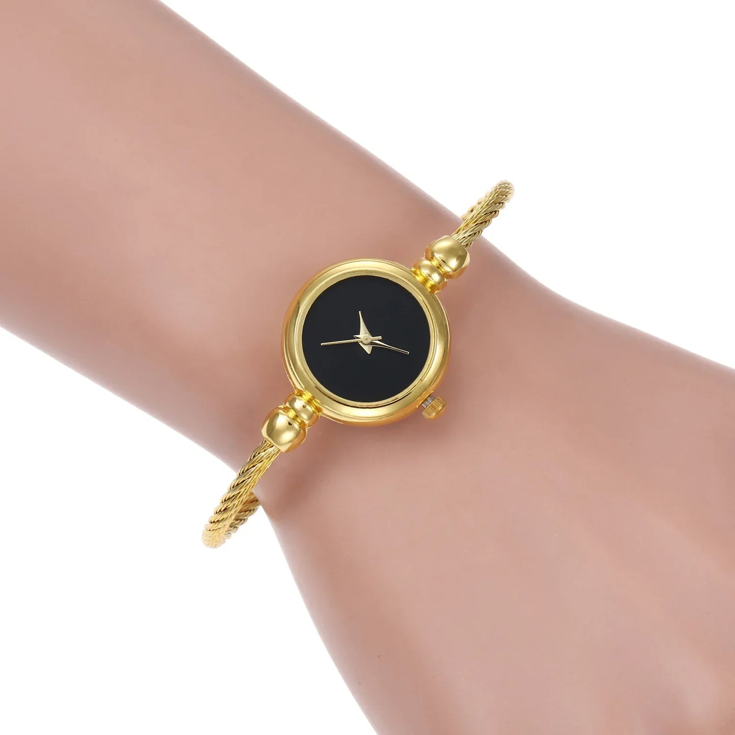 Gold Bangle Bracelet Luxury Watch