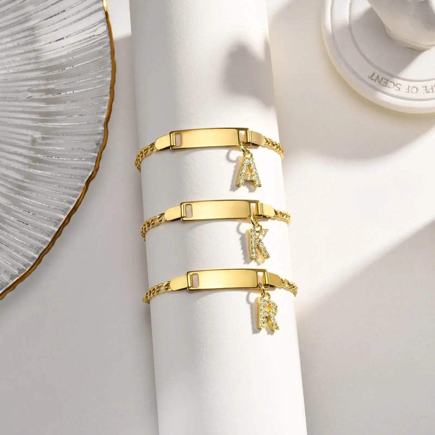 Figaro Chain Stone A-Z - Luxe Box Store
