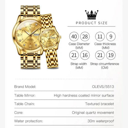 OLEVS Luminous Watch Set - Luxe Box Store