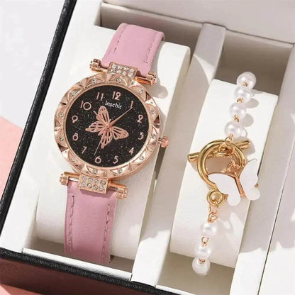Butterfly Watches Bracelet Set - Luxe Box Store