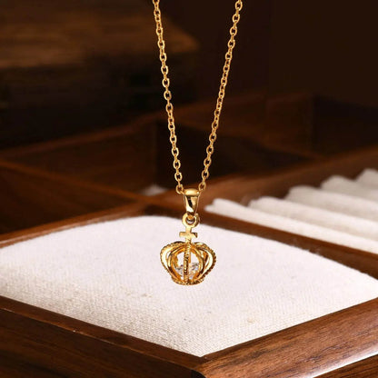 Victoria Crown Necklace - Luxe Box Store