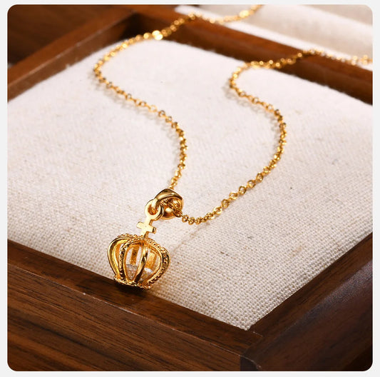 Victoria Crown Necklace