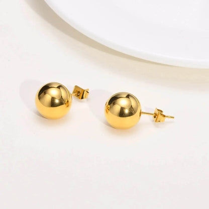 Ball Stud Earrings - Luxe Box Store