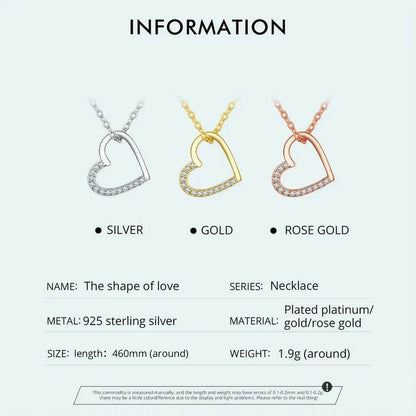 Amaya Heart Necklace - Gifts For Wife - Luxe Box Store