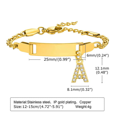 Figaro Chain Stone A-Z - Luxe Box Store
