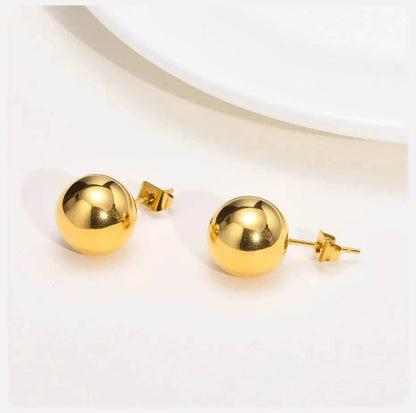 Ball Stud Earrings - Luxe Box Store