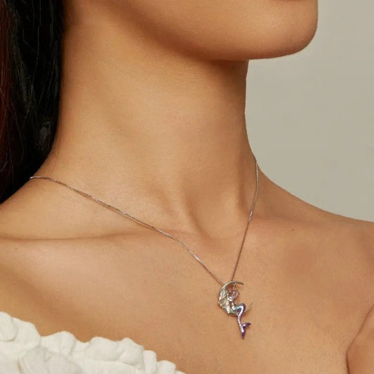 Mermaid Moon Necklace